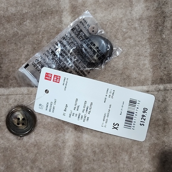 NWT Oversized Plaid Coat - Picture 6 of 6